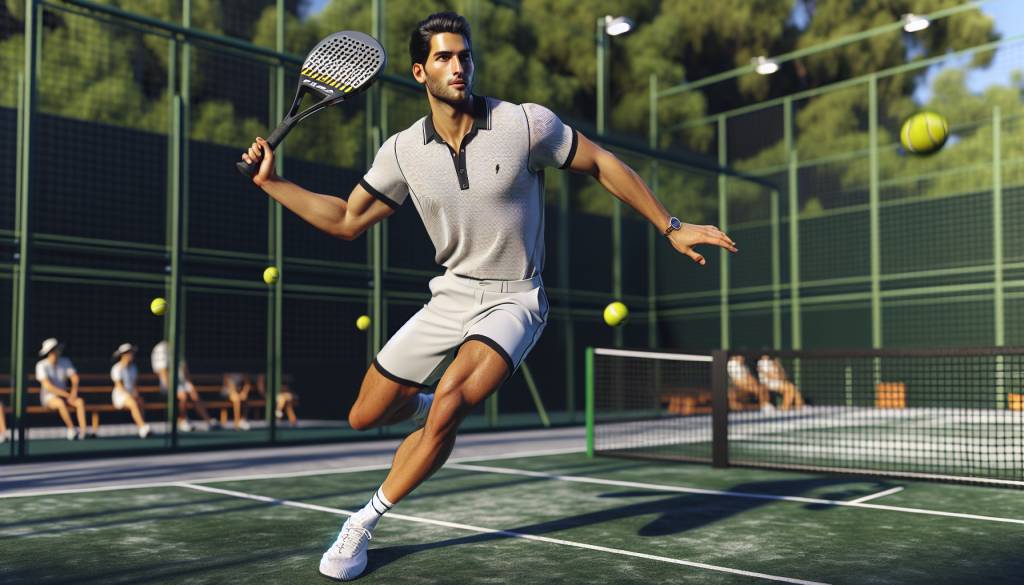 tenue de padel homme : élégance et technicité sur le terrain